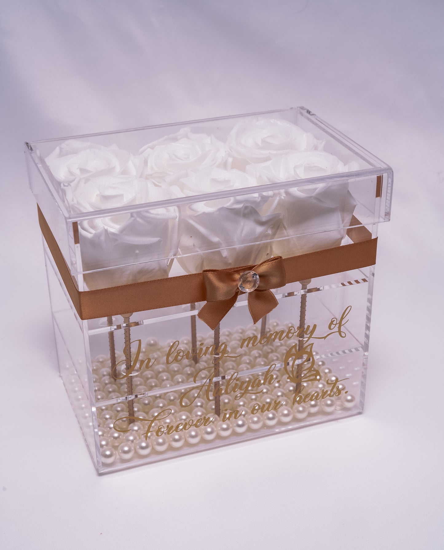 9 Rose Premium box with Stem