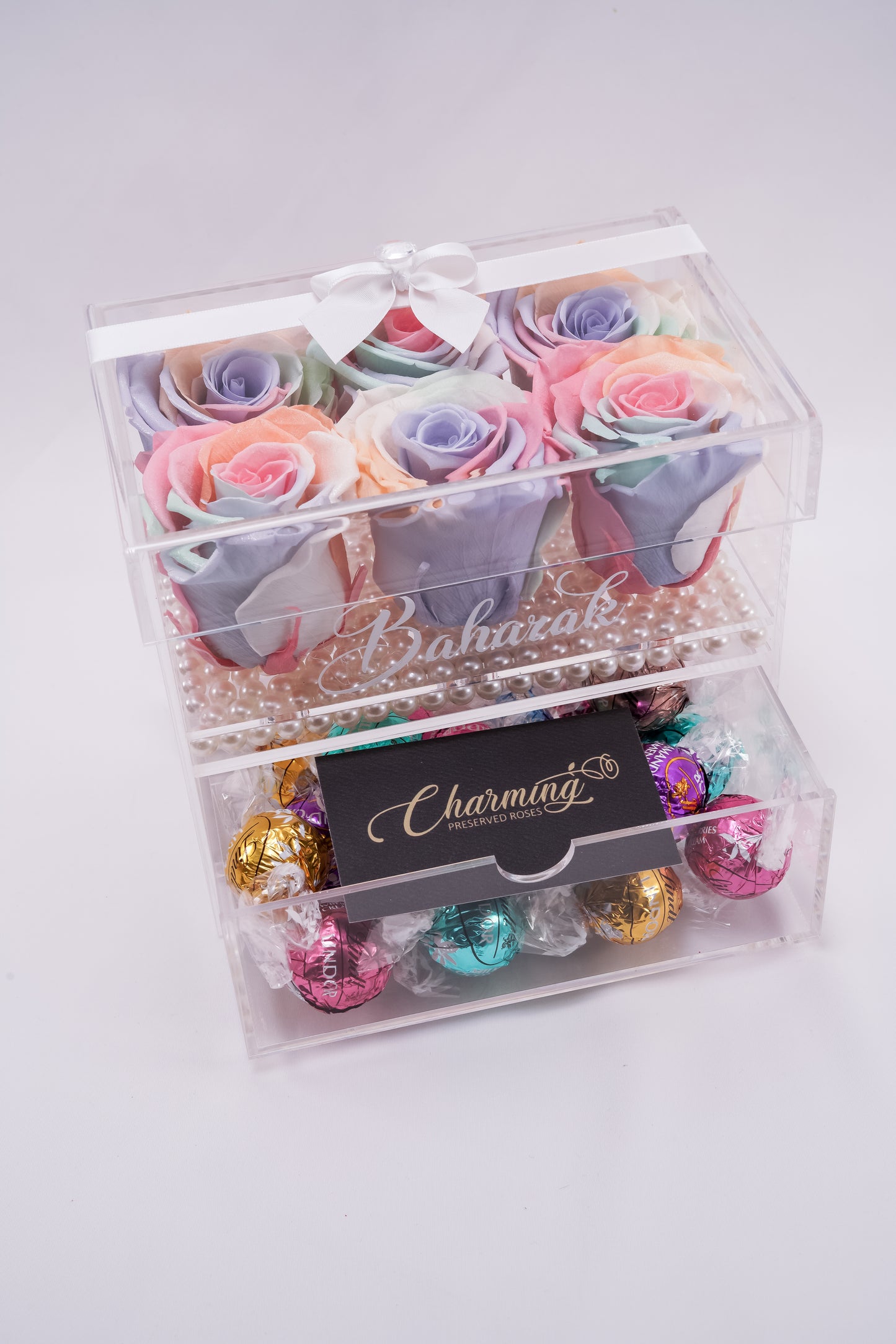 6 Rose Premium box with Drawer