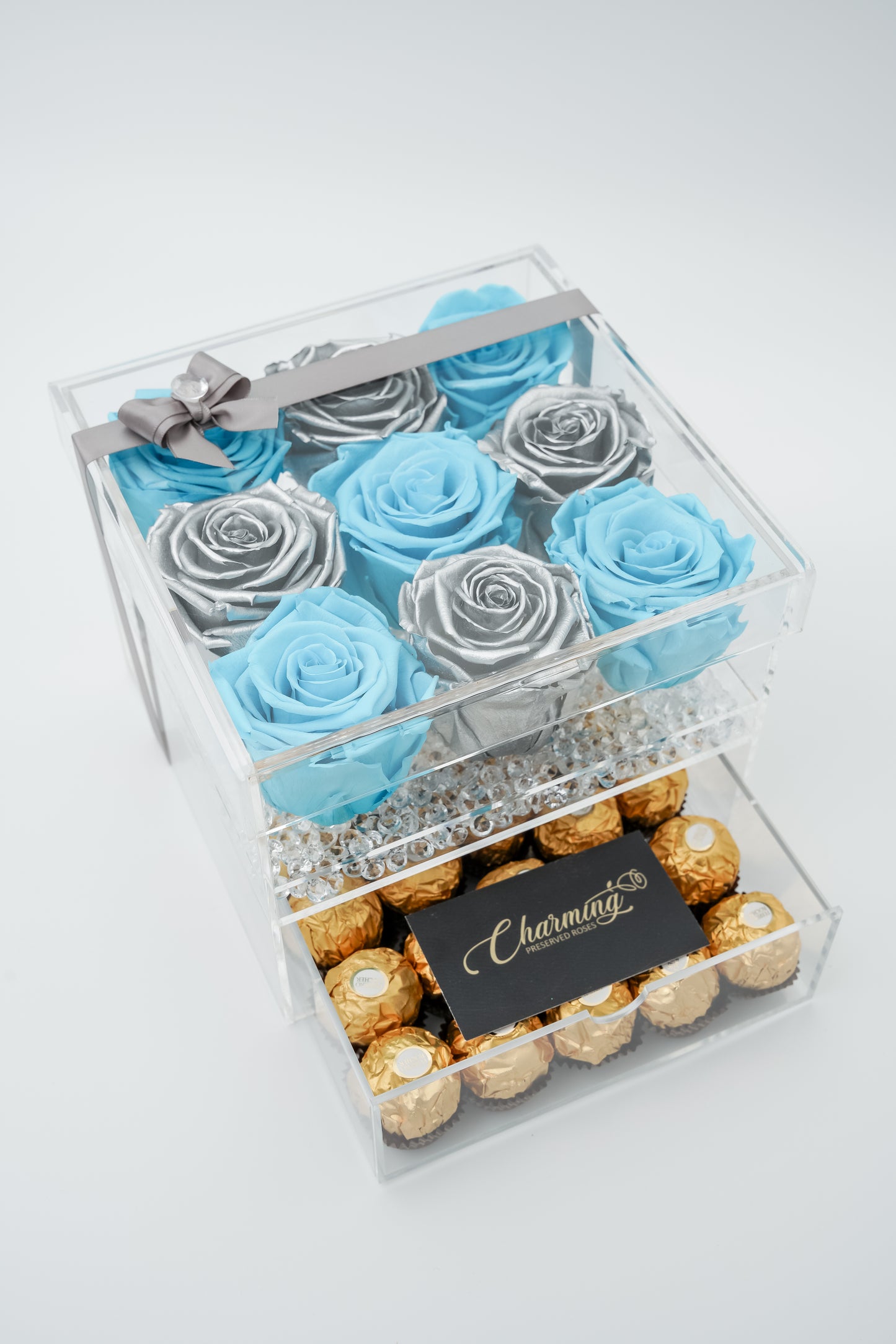 9 Rose Premium box with Drawer