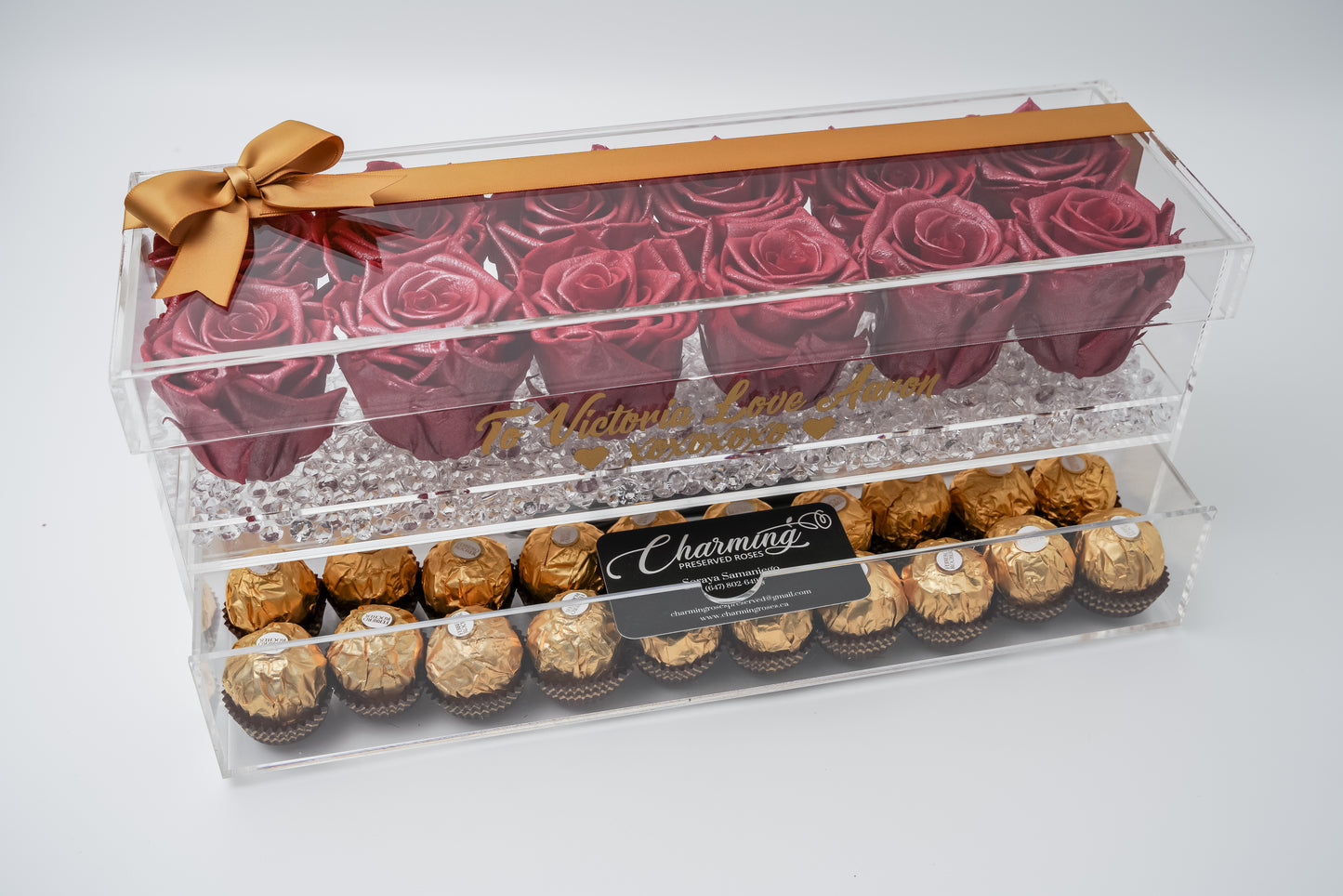 12 Rose Premium box with Drawer