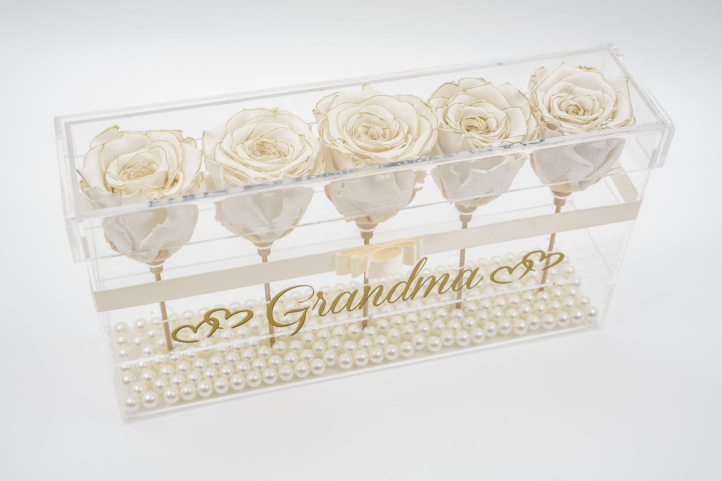 5 Rose Premium box with Stem