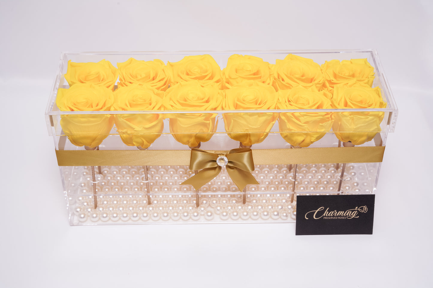 12 Rose Premium box with Stem