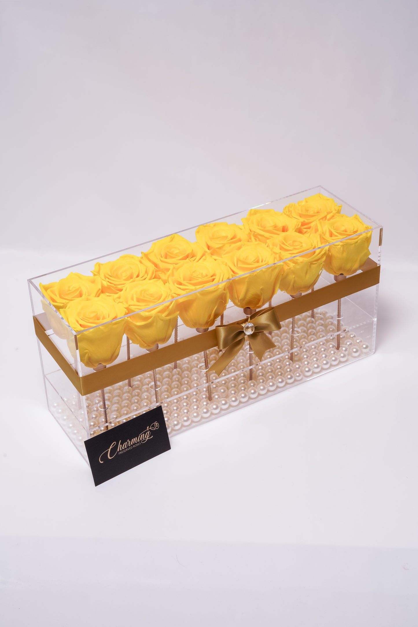 12 Rose Premium box with Stem