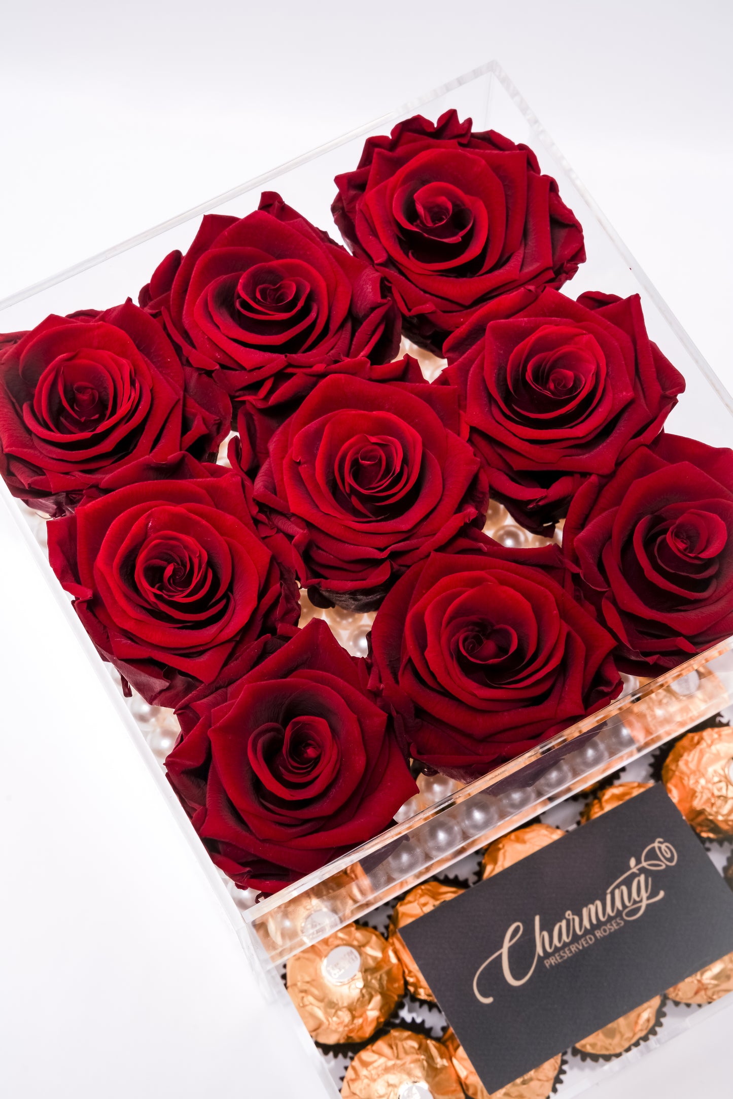 9 Rose Premium box with Drawer