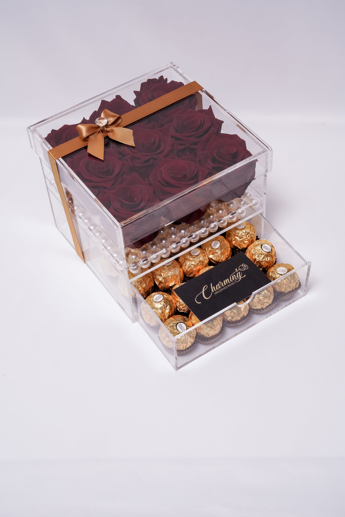 9 Rose Premium box with Drawer